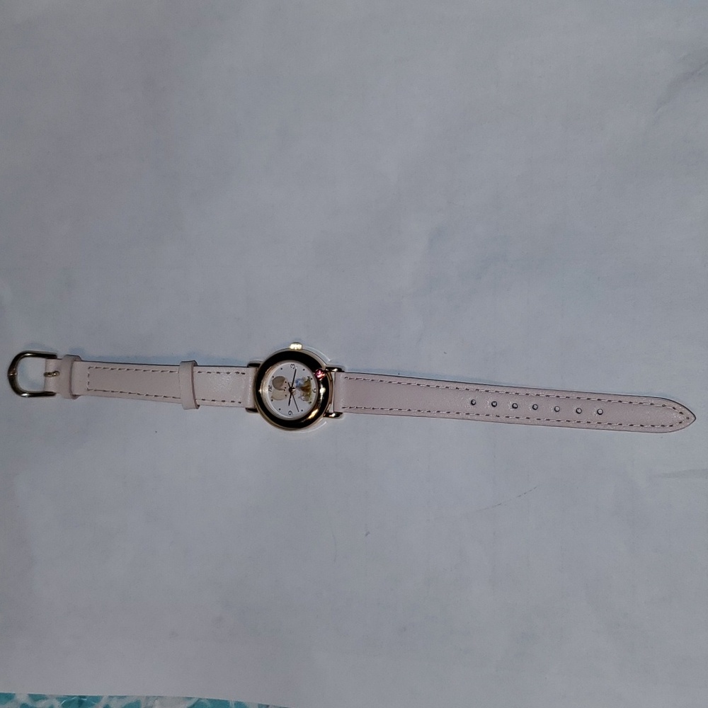Precious Moments Watch with Pink Stone Never Worn, New